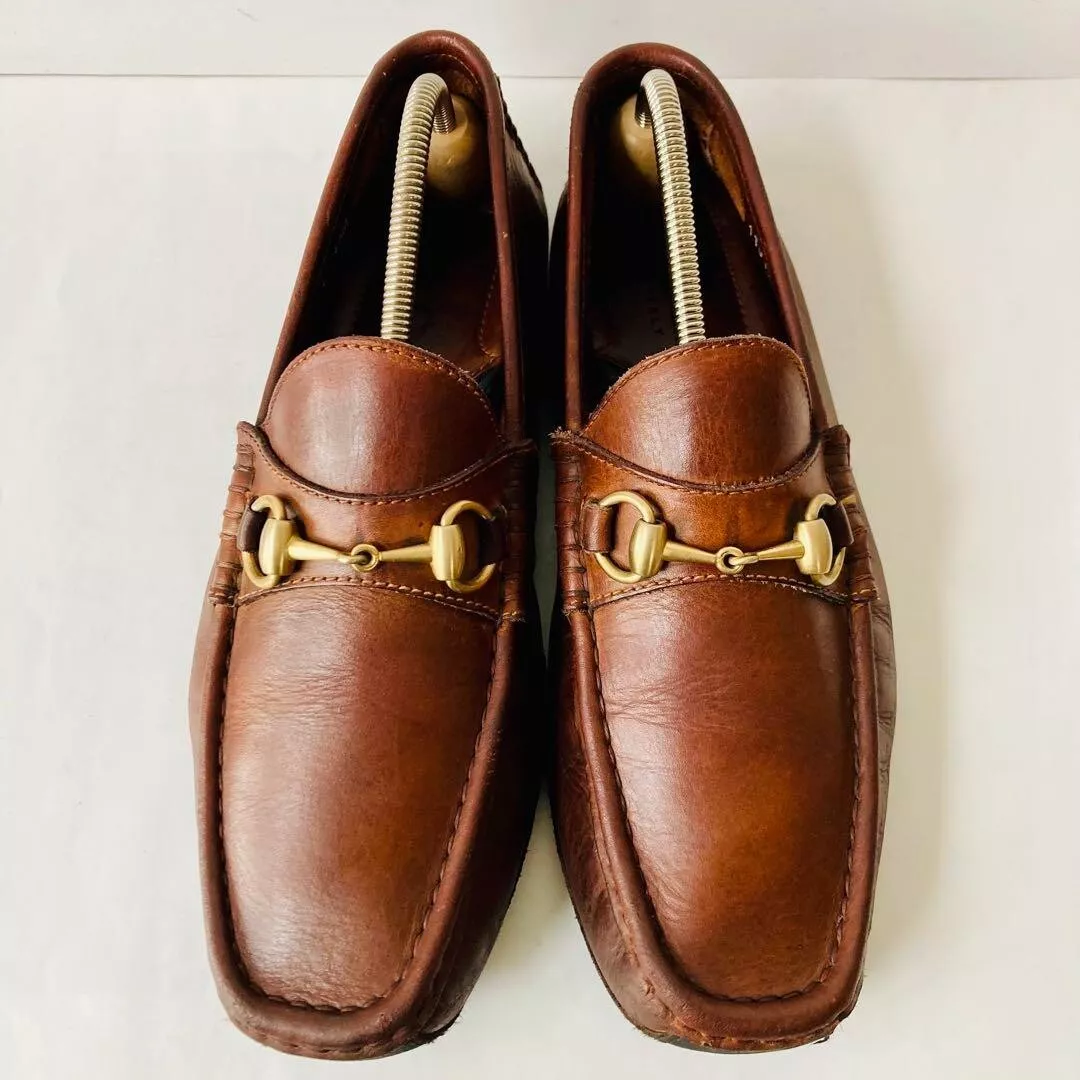 Mocassins homme Gucci marron mors de cheval 7,5 (25 cm) MADE IN ITALY