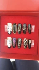 Handcrafted Tokyo Revenger Reusable False Nails 10pc Set