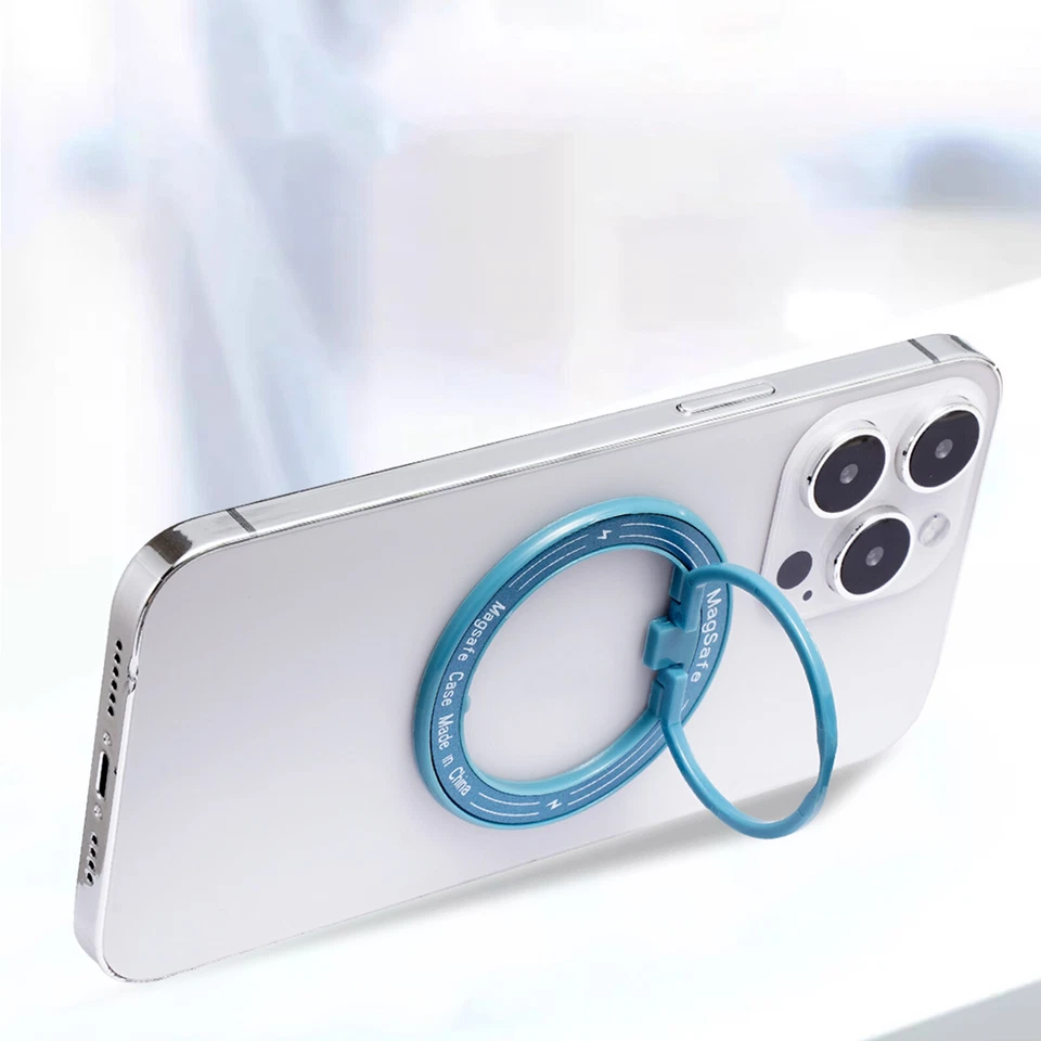Universal Phone Compatible with Mag Safe Magnetic Finger Phone Ring Holder Stand - Image 4 of 4