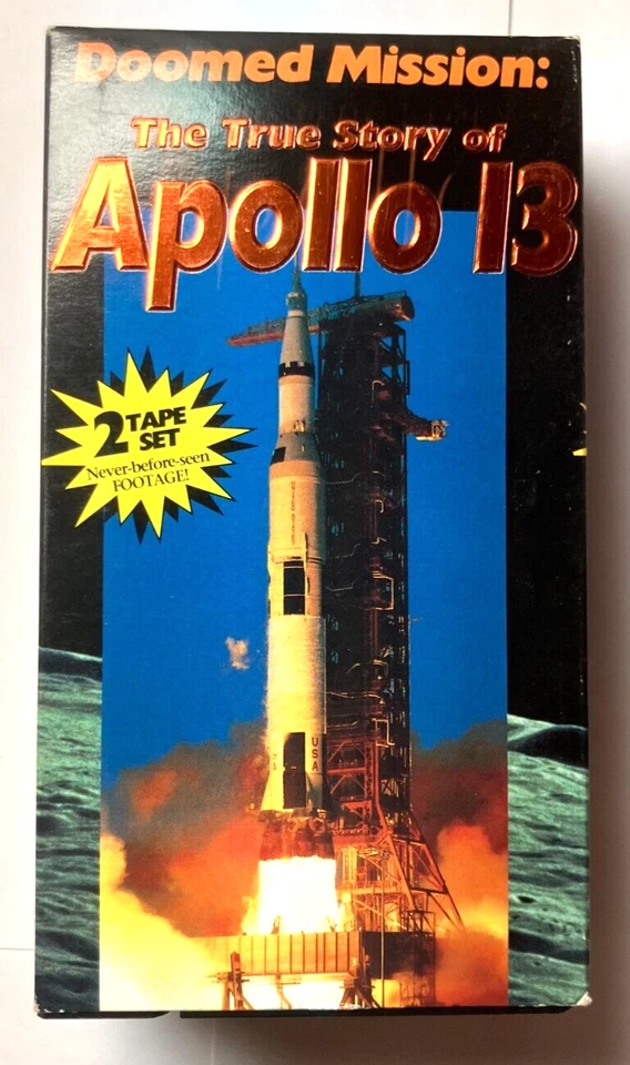 Doomed Mission - The True Story of Apollo 13 Documentary 2-Tape Set VHS  1995 VG - Image 2 of 4