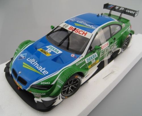 Modell Auto 1:18 MINICHAMPS BMW M3 Farfus DTM 2012 Modell Statisch Diecast - Picture 2 of 5