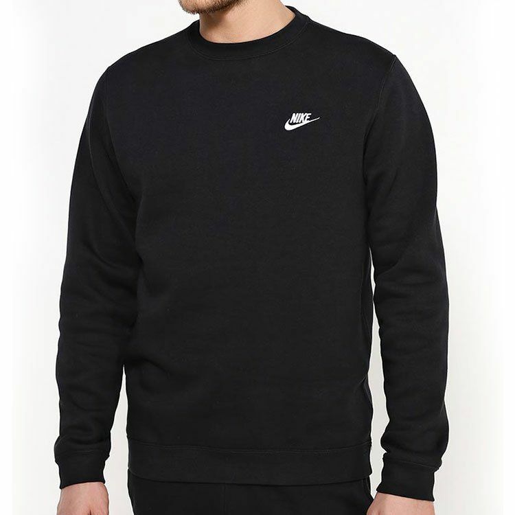 Nike Mens Crew Neck Jumper Sweatshirts Tracksuit Casual Fleece Top New