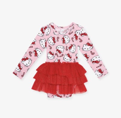 Posh Peanut 6-12 Hello Kitty Christmas Candy Long Sleeve Tulle Bodysuit Dress | eBay Posh Peanut 6-12 Hello Kitty Christmas Candy Long Sleeve Tulle Bodysuit Dress | eBay
