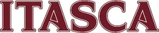 ITASCA RV LOGO Lettering decal Graphic Burgundy, Dark Red 3.3/8" X 15.5/8"