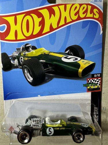 2024 HOT WHEELS #184 - ‘67 Lotus Type 49 (Green #8 HW Race Day) - Picture 2 of 6