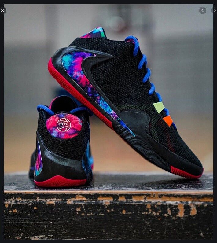 Nike x EYBL Zoom Greek Freak 1 GEYBL Giannis BUCKS CZ6200-001 Sz 12.5 12 13