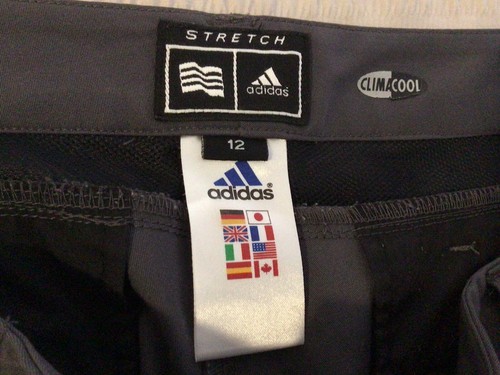 WOMENS ADIDAS CLIMACOOL STRETCH GREY 3/4 PANTS SIZE 12 - Picture 2 of 4