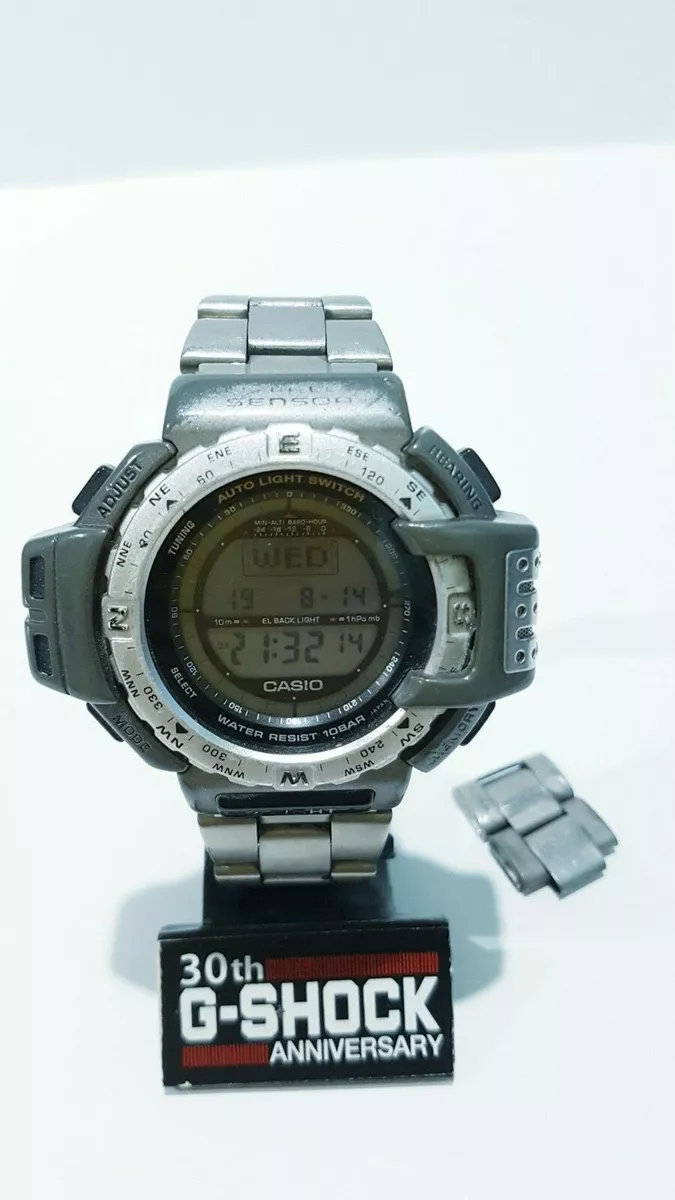 Vintage Titanium Protrek Pathfinder PRT-411 Pilot Alti Thermo