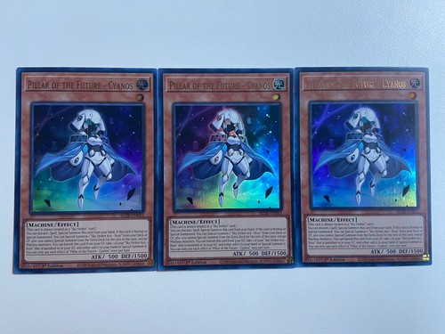 x3 Pillar of the Future - Cyanos - BLTR-EN043 - Ultra Rare - 1st Edition Yu-Gi-O