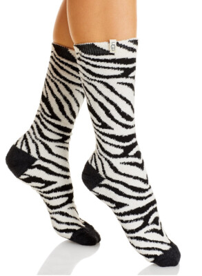 $180 NWT +Box UGG Australia Women's 7 Classic Mini Zebra Cuff