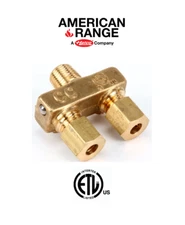 American Range Valve,Dual Gas Pilot 1/8X3/16C A29301 - Free Shipping + Geniune