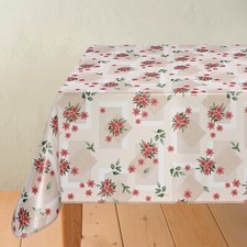Wipe Clean Tablecloth Vinyl Oilcloth Wipeable Table Cover Protector 140 x 100 cm