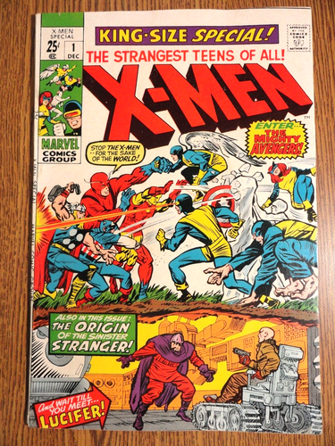 X-men Annual #1 Hot Key Fine Avengers King Size Special Reprints #9 ...