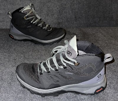 Salomon Outline Mid GTX 404844 Black Waterproof Hiking Boots