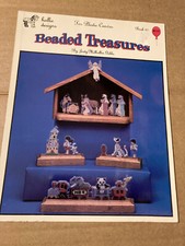 RARE HOLLIE DESIGNS FOR PLASTIC CANVAS - BEADED TREASURES CHART 1992