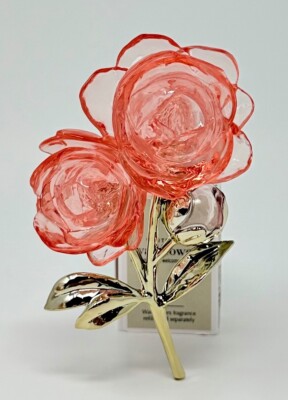 NEW BATH & BODY WORKS PEONY FLOWERS PEONIES WALLFLOWER FRAGRANCE PLUG IN HOLDER