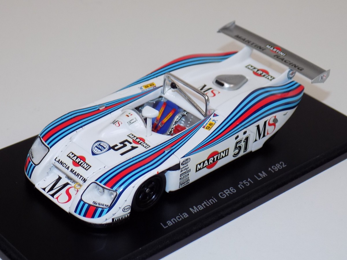 1/43 Spark Lancia Martini GR6 car #51 24 Hours of LeMans 1982