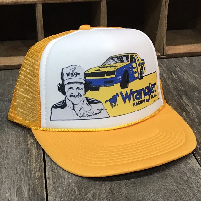 Wrangler Racing Team Vintage 80’s Trucker Hat Nascar Earnhardt Racing