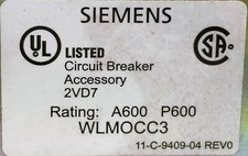 Siemens WLMOCC3 Cell Switch Mechanism Accessory