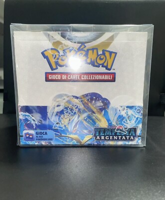  BOX MIT 36 UMSCHLÄGEN POKEMON ITA, SILVER STORM, TOP + TEAK