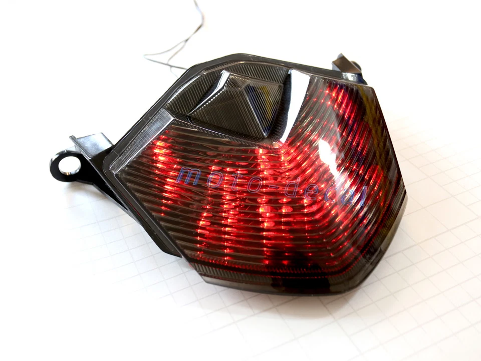 LED Tail/Rear Light Int. Brake Turn Signals For 2009-2012 Ninja ZX6R ZX600R Z750 - Image 3 of 4