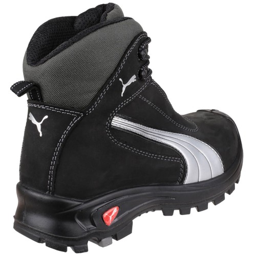 Puma Mens Safety Cascades Mid Safety Boots Black Size 10.5 - Picture 3 of 12