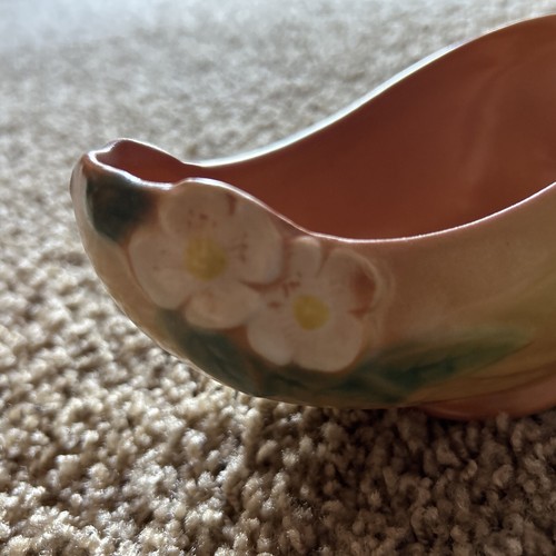Roseville Art Pottery 1950's Mock Orange Planter 954-7 - Picture 2 of 7