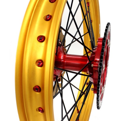 KKE 21" 19" MX Wheels Rims Fit Honda XR400R 1996-2004 XR600R 1991-2000 Cast Hubs - Bild 12 von 12