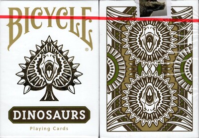 Dinosaurs Stripper Bicycle Playing Cards Poker Size Deck USPCC Custom Limited