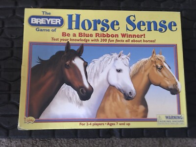 THE BREYER BOARD GAME OF HORSE SENSE TEST YOUR HORSE KNOWLEDGE Complete