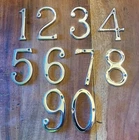 High Quality Polished Chrome 75mm Door  House Numbers (Fre)