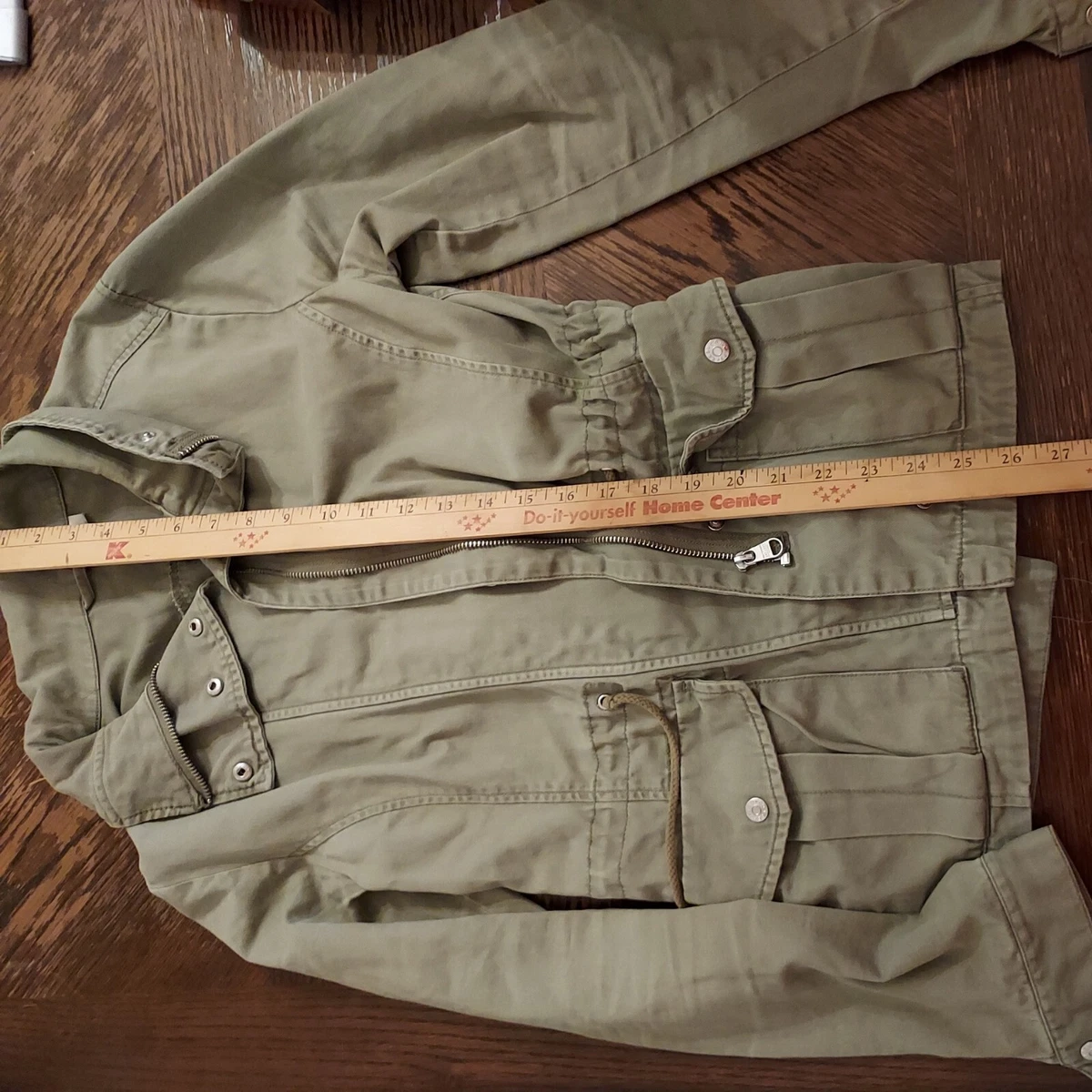 Light green utility jacket cheap