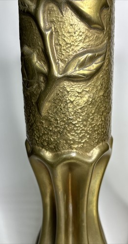 Pair of Antique 1915–1916 WWI Trench Art Artillery Shells France 107+ Years Old - Picture 8 of 22