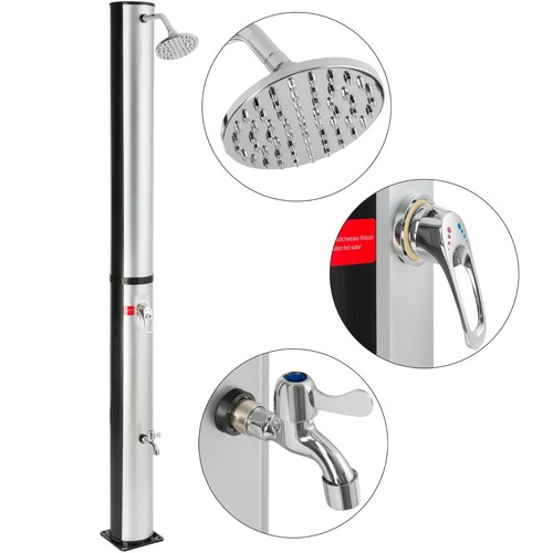 AREBOS Ducha solar 35 - 40l para Jardin Camping Exterior Terrazas Piscina - Imagen 24 de 58
