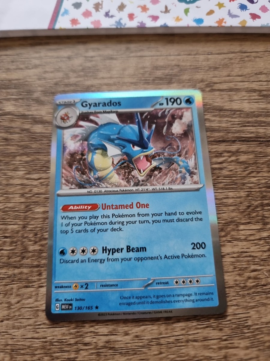 Gyarados アメリカ版　レアカード #130 Gyarados 130/165 - Scarlet & Violet - 151 - Pokemon TCG | eBay