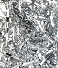 28g Silver Metallic Shred Soft Shredded Tissue Paper
