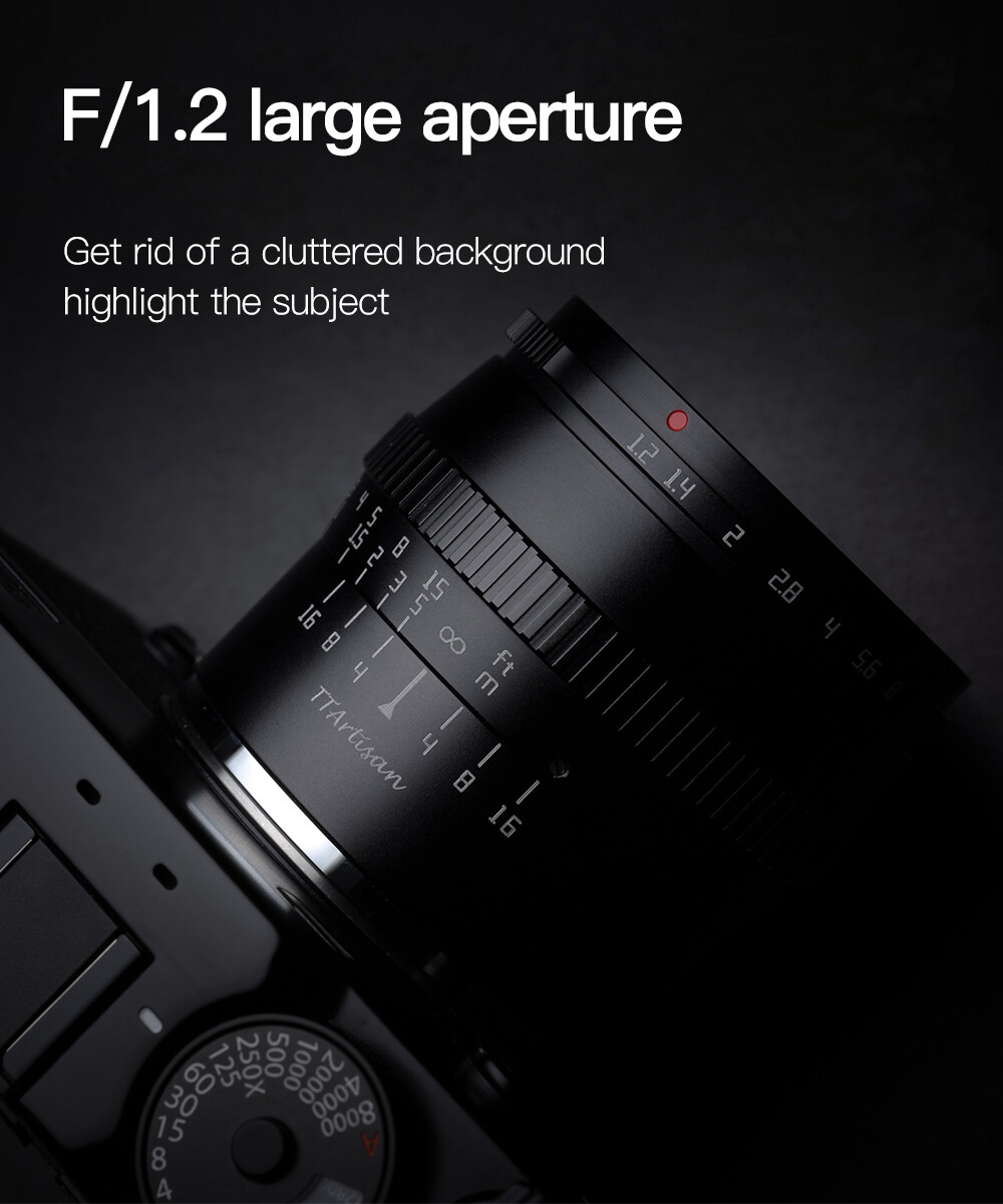 TTArtisan 50mm f/1.2 C Zマウント ニコンZ APS-C TTArtisan 50mm F1.2 Zマウント APS-C レンズ 国内正規品