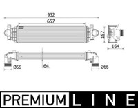 Mahle CI 549 000P LadeluftküHler FüR Ford