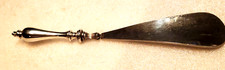 vintage WEBSTER CO. Sterling handled SHOEHORN, total length 7.25", handle 3.25"