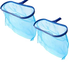 2pcs Pool Leaf Skimmer Surface Net Plastic Handle Swimming Pool Spa w/Magnet