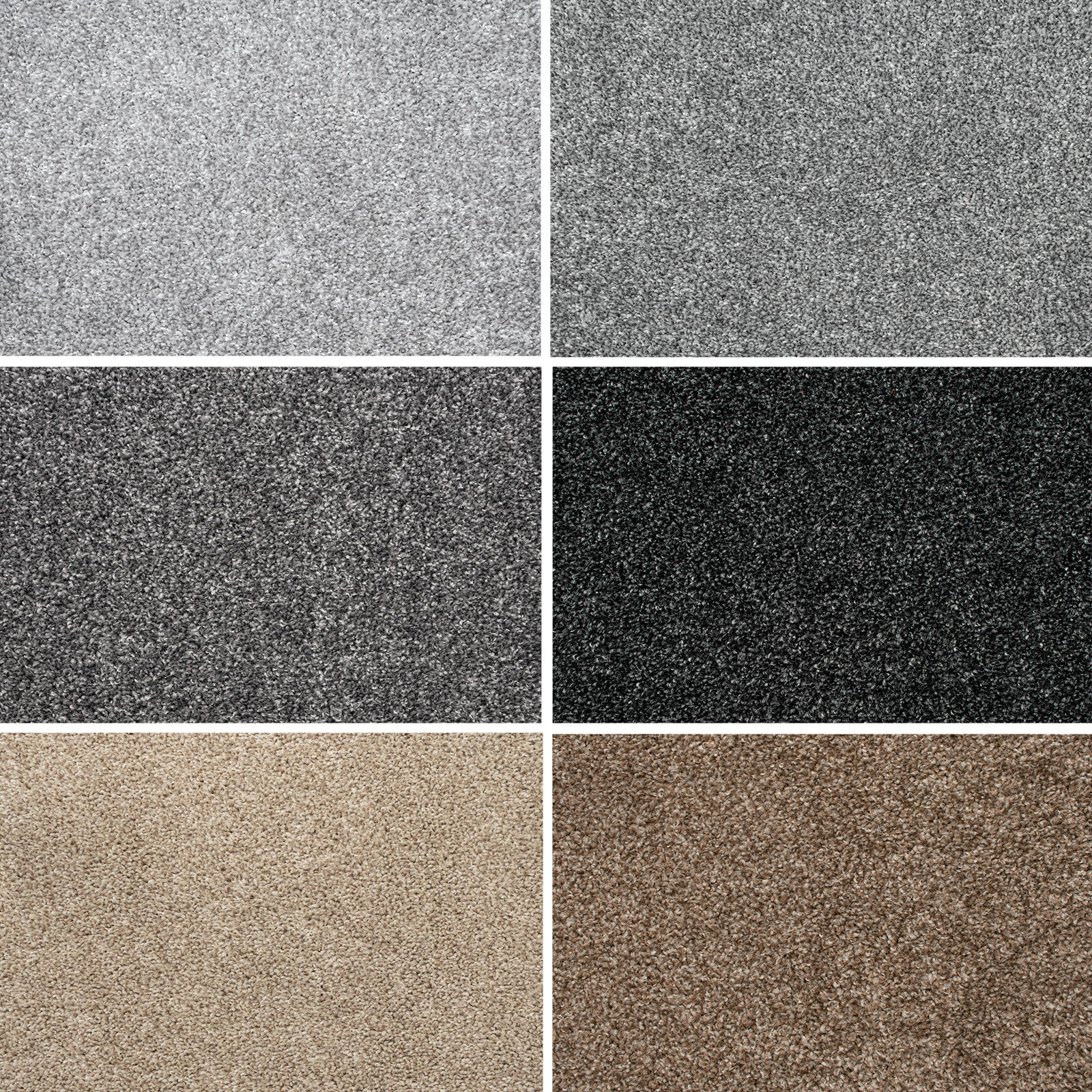 Saxony Carpet Thick 14mm Cheap Budget Feltback 4m 5m Lounge Bedroom Only £6.99!