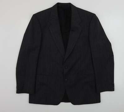 Marks and Spencer Herren Blazer Grau Polyestermischung Größe 40