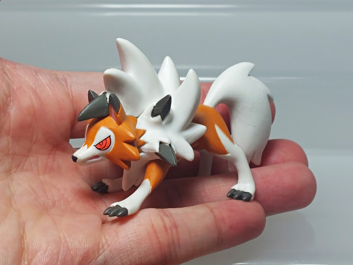 Lycanroc Dusk Form Pokemon Style Figure Takara Tomy A.R.T.S 2017