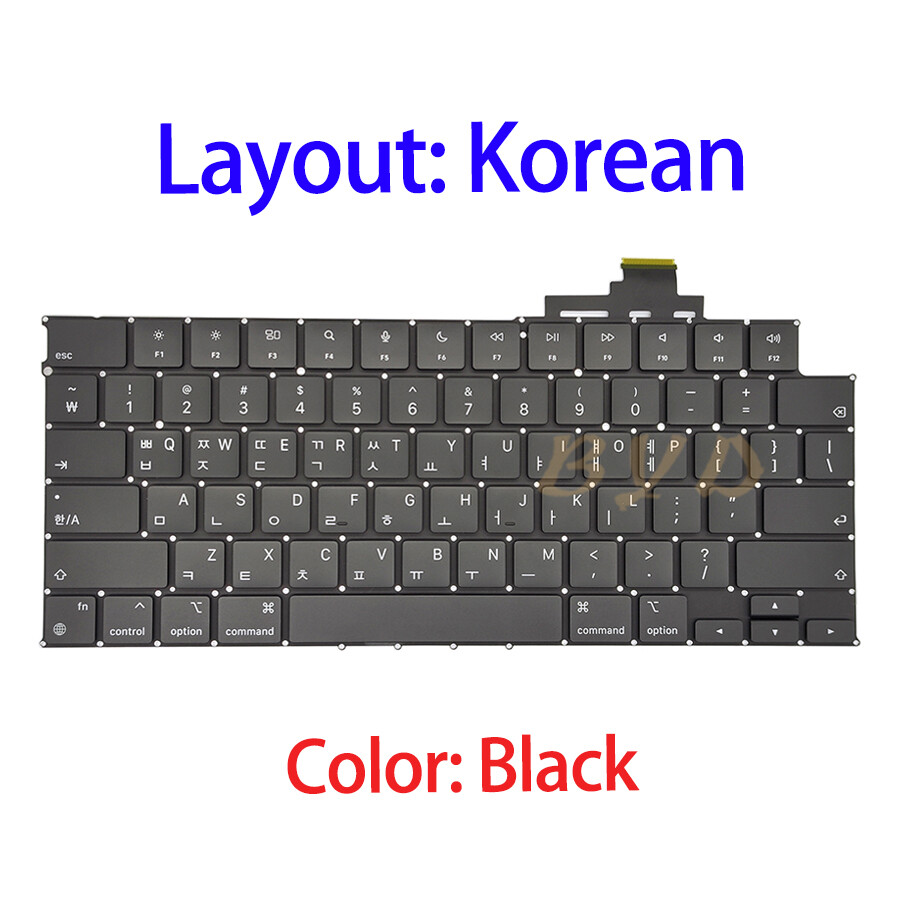 New Laptop Keyboard Korean Layout For MacBook Air M2 13