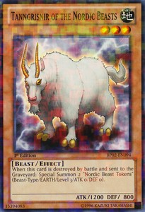 Tanngrisnir of the Nordic Beasts - BP02-EN094 - Mosaic Rare - 1st Edition x3 - N