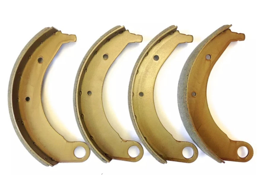 Juego de 4 zapatas de freno de tambor con tracción trasera y delantera para Dodge Deluxe 1938-1942 Foto 2 de 3