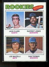 1977 TOPPS #488 JACK CLARK GIANTS ROOKIE EX E014087
