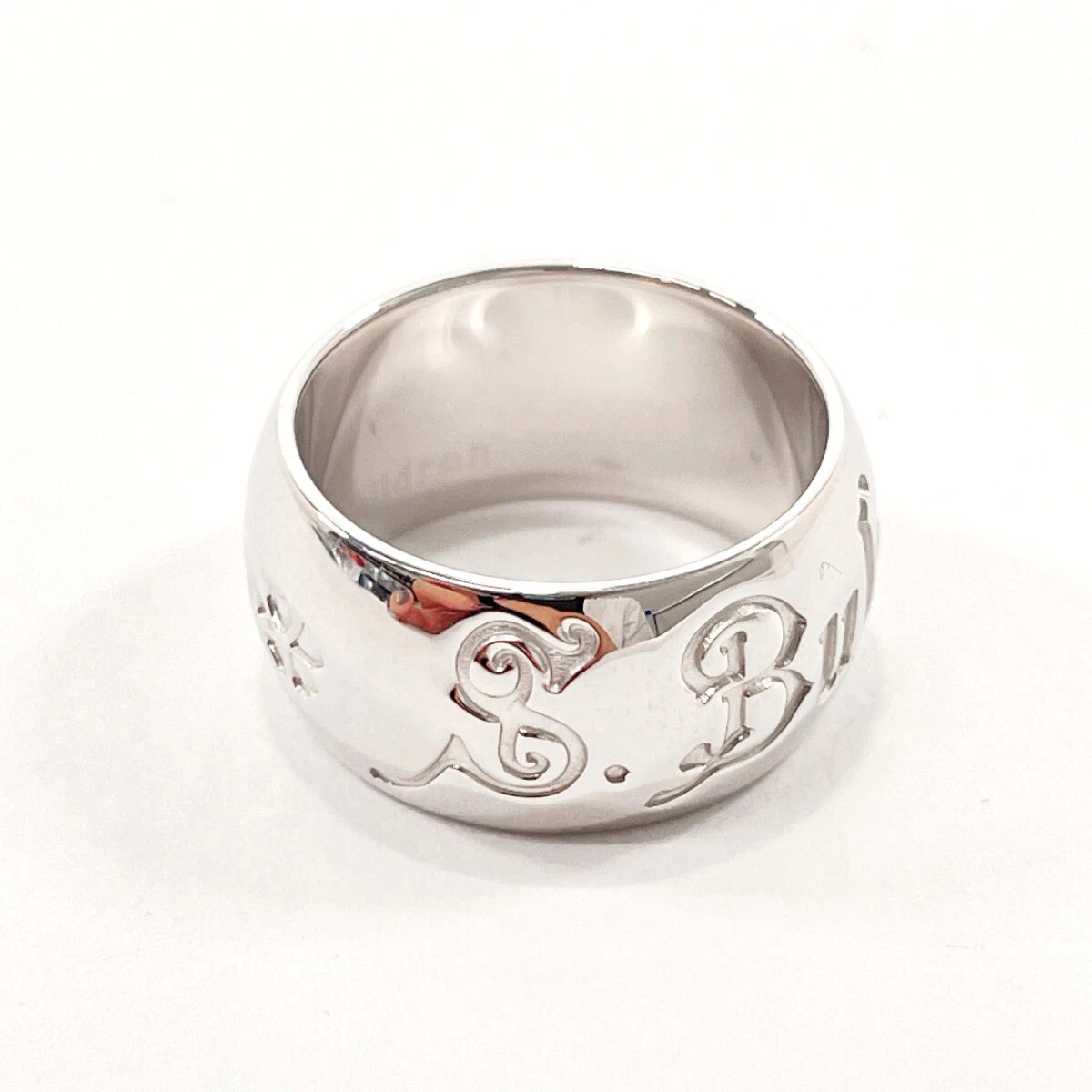 BVLGARI Ring Save the Children Charity Silver925 US 6 US Size unisex Jewelry