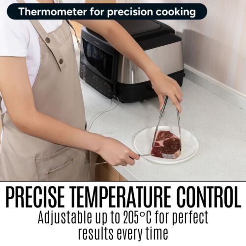 Kogan Smart 7L XL Grill & Air Fryer Pizza Oven Bake Non-Stick Defrost Roast New - Picture 8 of 12