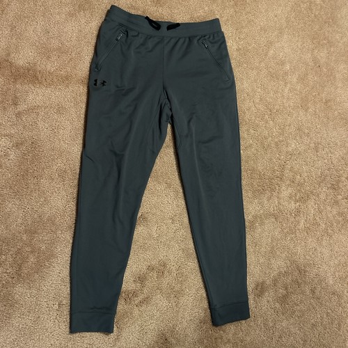 Under Armour Boys Youth Pennant Jogger Pant Sweatpants 1367164. Blue Gray